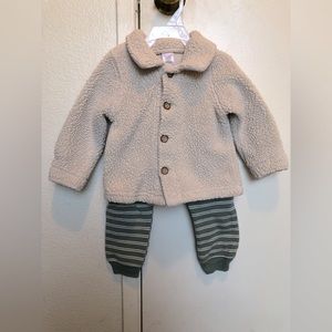 Carter’s Just One You baby sherpa jacket and pants set